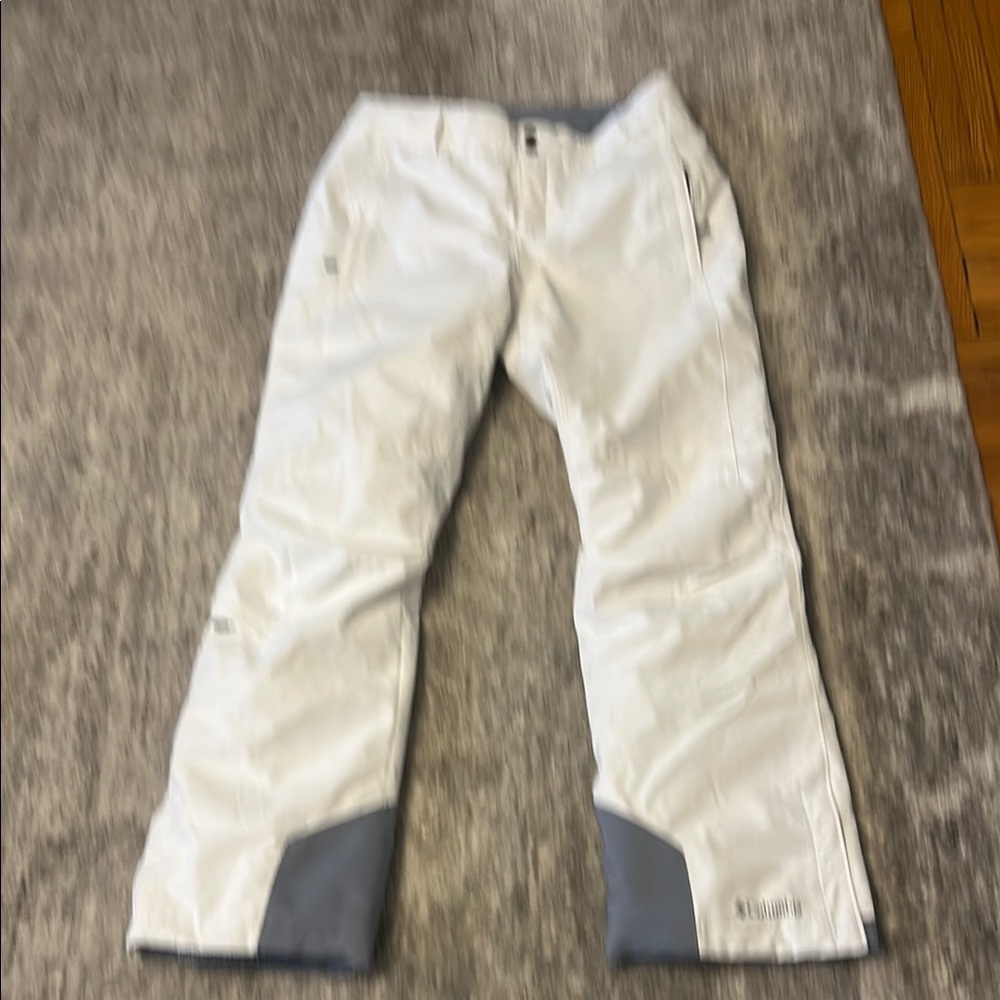 Columbia White Snow Pants